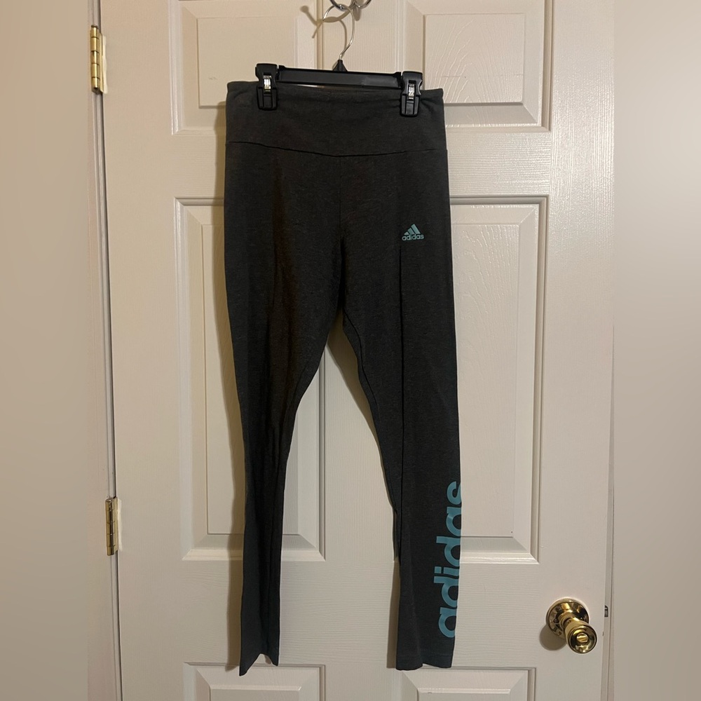 adidas Women's Loungewear Essentials High-Waisted Logo Leggings | Size S